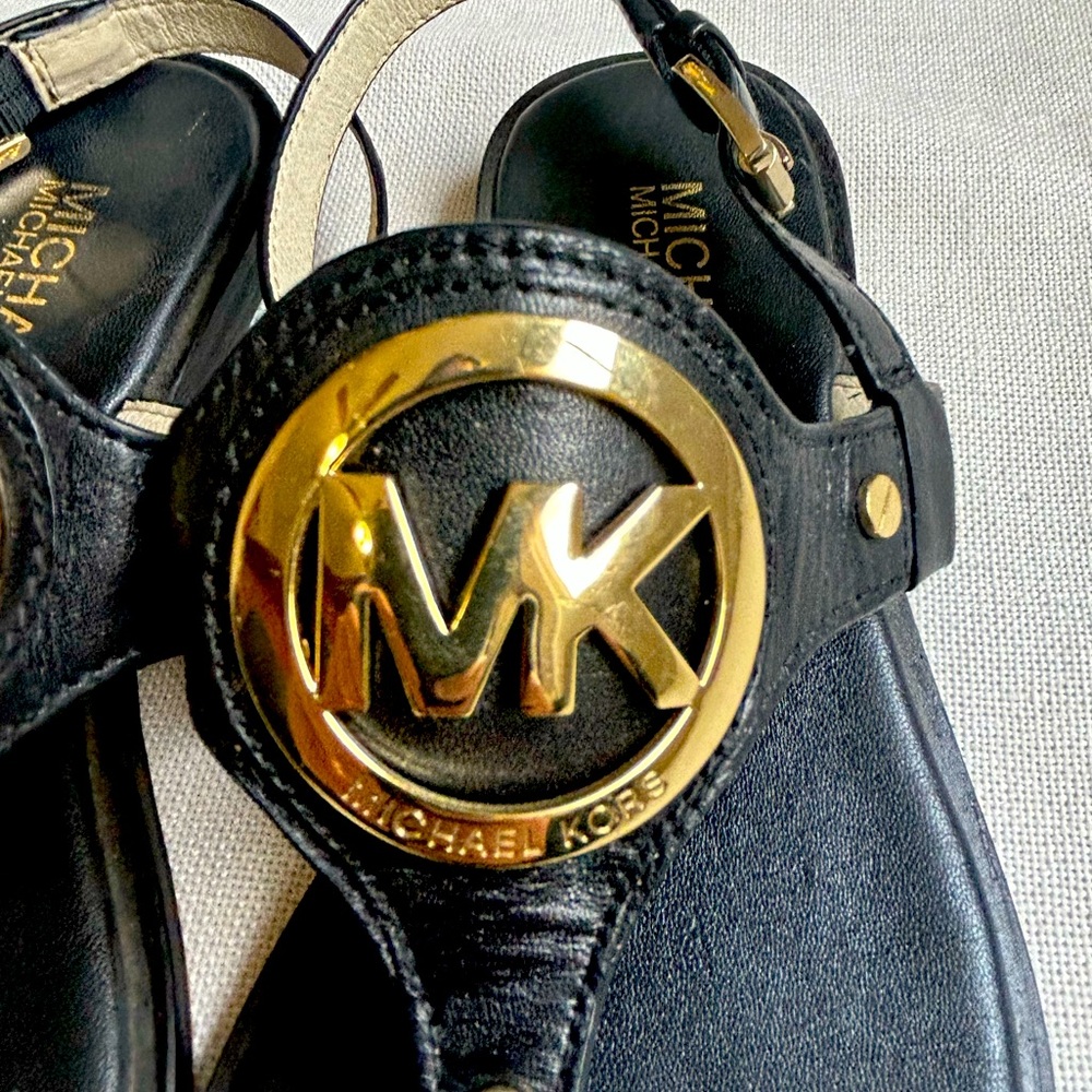 Michael Kors MK black Flats